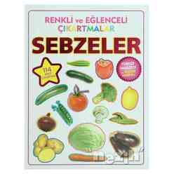 Renkli ve Eğlenceli Çıkartmalar - Sebzeler (Vegetables) - Thumbnail
