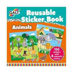 Galt - Reusable Sticker Book - Animals 3 Yaş+