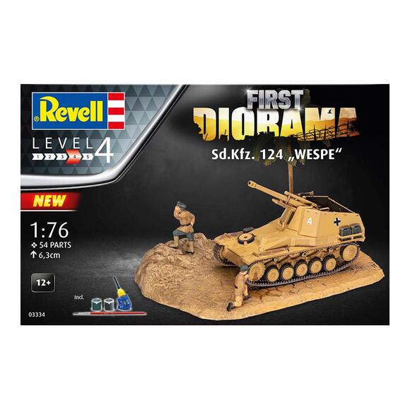 Revell Gift Set G.Set Diyorama Başlangıç Seti - Sd.Kfz. 124 
