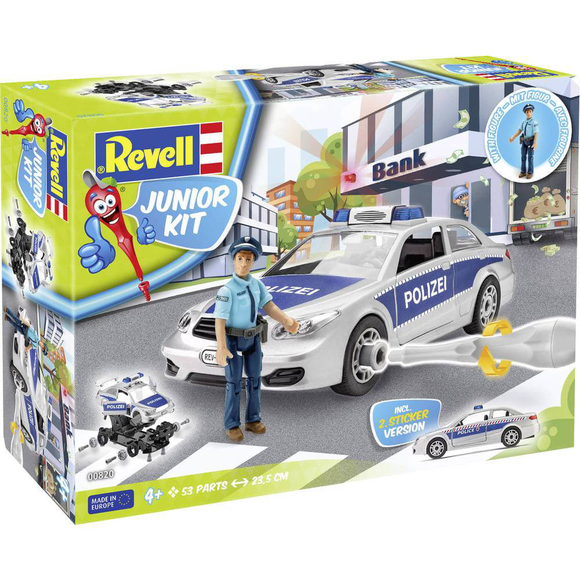 Revell Junior Kit Police Car With Figure 00820