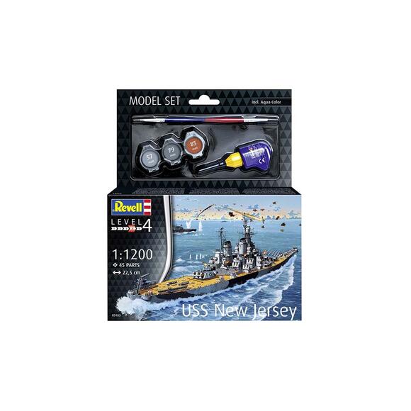 Revell Model Set Gemi Battleship USS New Jersey 65183