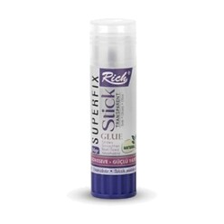 Markasız Kırtasiye - Rich 20181 Süperfix Şeffaf Stick Yapıştırıcı 36Gr