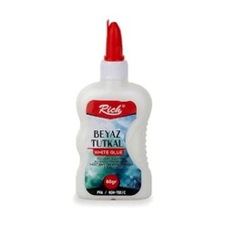 Markasız Kırtasiye - Rich Byt-20245 Beyaz Tutkal 60Gr