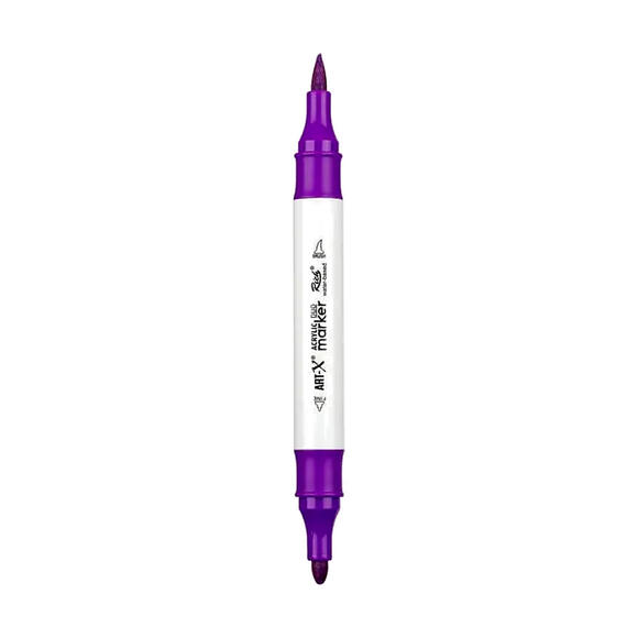 Rich Klm-17888 Art-X Akrilik Marker Kalem Duo 27 Eflatun