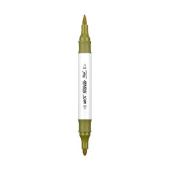 Rich Klm-17895 Art-X Akrilik Marker Kalem Duo 202 Haki - Thumbnail