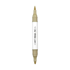 Rich Klm-17896 Art-X Akrilik Marker Kalem Duo 203 Taş Rengi - Thumbnail