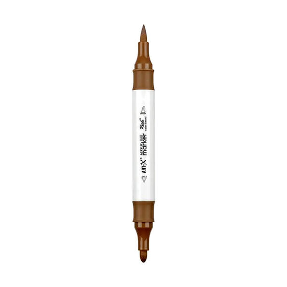 Rich Klm-17905 Art-X Akrilik Marker Kalem Duo 208 Kahverengi
