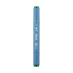 Markasız Kırtasiye - Rich Klm-17933 Art-X Sketch Marker Kalem Duo 335 Dark Green
