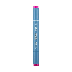 Markasız Kırtasiye - Rich Klm-17935 Art-X Sketch Marker Kalem Duo 234 Magenta