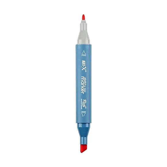 Rich Klm-17936 Art-X Sketch Marker Kalem Duo 230 Peach Red
