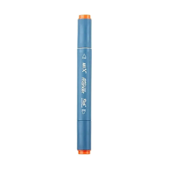 Rich Klm-17938 Art-X Sketch Marker Kalem Duo 165 Orange