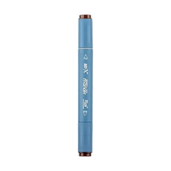 Markasız Kırtasiye - Rich Klm-17940 Art-X Sketch Marker Kalem Duo 462 Dark Brown