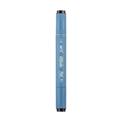 Markasız Kırtasiye - Rich Klm-17941 Art-X Sketch Marker Kalem Duo 405 Black Grey