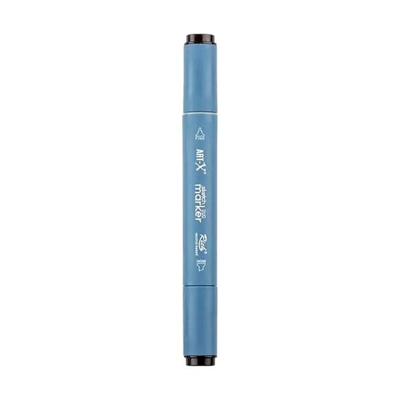Rich Klm-17941 Art-X Sketch Marker Kalem Duo 405 Black Grey