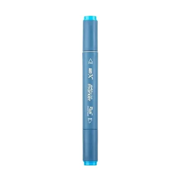 Rich Klm-17944 Art-X Sketch Marker Kalem Duo 638 Light Blue