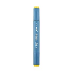 Markasız Kırtasiye - Rich Klm-17947 Art-X Sketch Marker Kalem Duo 106 Light Sarı