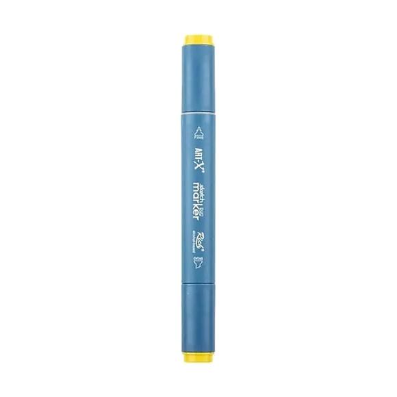 Rich Klm-17947 Art-X Sketch Marker Kalem Duo 106 Light Sarı