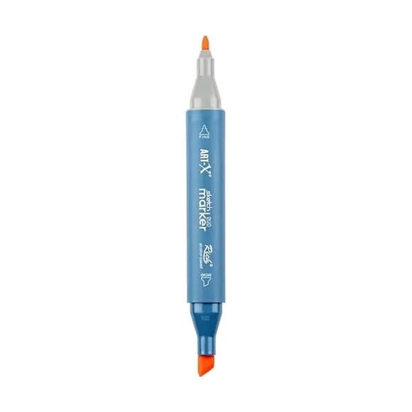 Rich Klm-17949 Art-X Sketch Marker Kalem Duo 151 Light Orange