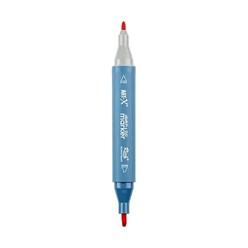 Rich Klm-17951 Art-X Sketch Marker Kalem Duo 206 Deep Red - Thumbnail