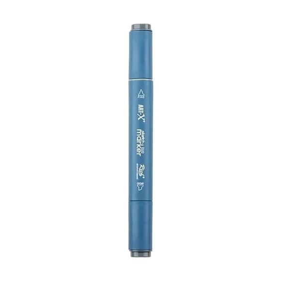 Rich Klm-17953 Art-X Sketch Marker Kalem Duo 431 Gold Grey