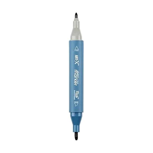 Rich Klm-17953 Art-X Sketch Marker Kalem Duo 431 Gold Grey