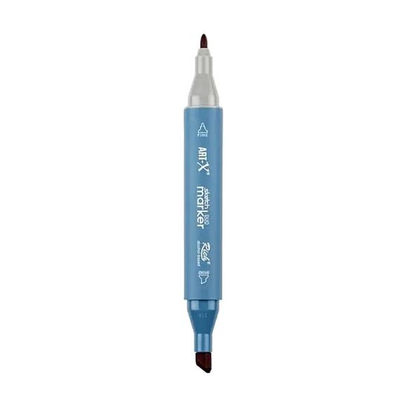 Rich Klm-17954 Art-X Sketch Marker Kalem Duo 513 Vivid Pruple