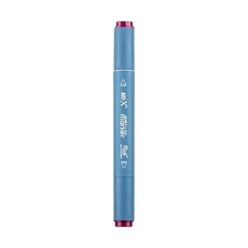 Markasız Kırtasiye - Rich Klm-17955 Art-X Sketch Marker Kalem Duo 216 Purpl Red