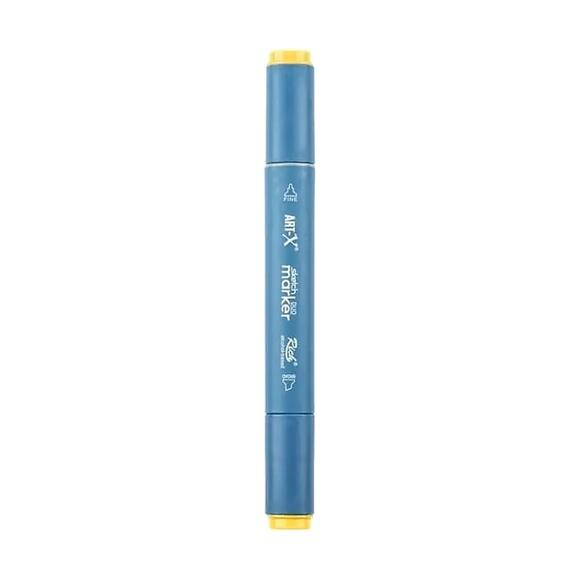 Rich Klm-17960 Art-X Sketch Marker Kalem Duo 123 Kavun Sarı