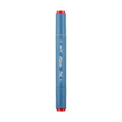 Markasız Kırtasiye - Rich Klm-17963 Art-X Sketch Marker Kalem Duo 205 Pale Red