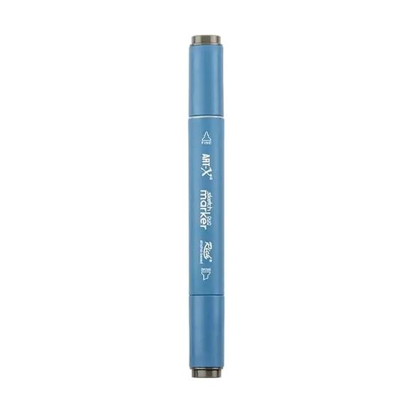 Rich Klm-17964 Art-X Sketch Marker Kalem Duo 416 Green Grey