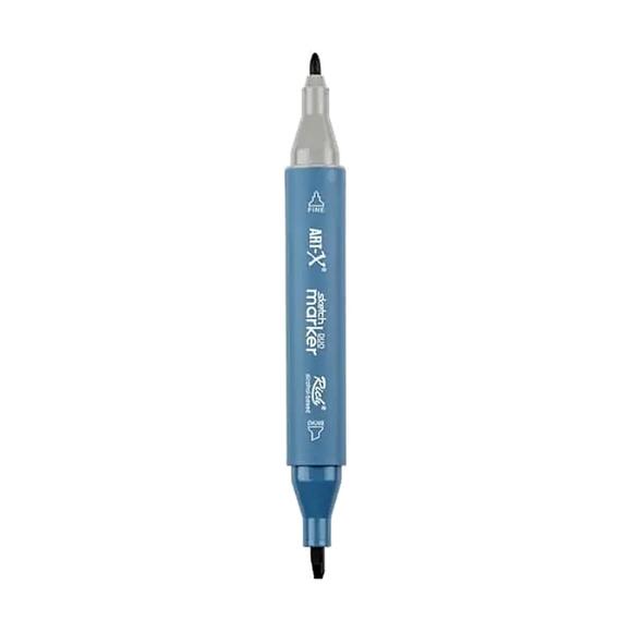Rich Klm-17964 Art-X Sketch Marker Kalem Duo 416 Green Grey