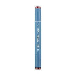 Markasız Kırtasiye - Rich Klm-17965 Art-X Sketch Marker Kalem Duo 188 Bordo