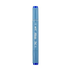 Markasız Kırtasiye - Rich Klm-17967 Art-X Sketch Marker Kalem Duo 286 Blue