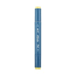 Markasız Kırtasiye - Rich Klm-17970 Art-X Sketch Marker Kalem Duo 120 Kanarya Sarı