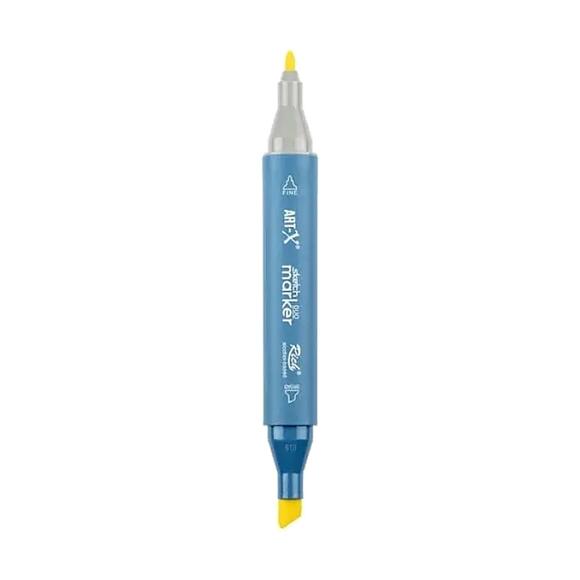 Rich Klm-17970 Art-X Sketch Marker Kalem Duo 120 Kanarya Sarı