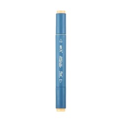 Markasız Kırtasiye - Rich Klm-17973 Art-X Sketch Marker Kalem Duo 712 Pastel Yellow