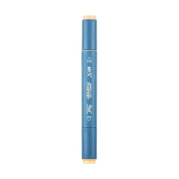 Rich Klm-17973 Art-X Sketch Marker Kalem Duo 712 Pastel Yellow