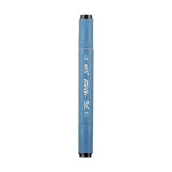 Markasız Kırtasiye - Rich Klm-17976 Art-X Sketch Marker Kalem Duo 425 Star Grey