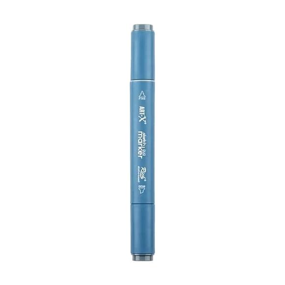 Rich Klm-17977 Art-X Sketch Marker Kalem Duo 535 Steel Grey