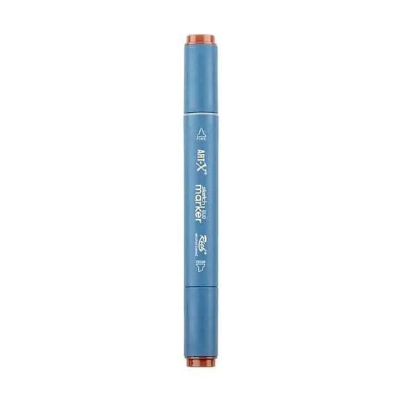 Rich Klm-17979 Art-X Sketch Marker Kalem Duo 479 Light Brown