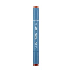 Markasız Kırtasiye - Rich Klm-17980 Art-X Sketch Marker Kalem Duo 174 Brick 
