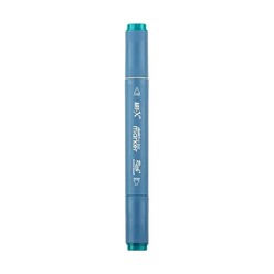Markasız Kırtasiye - Rich Klm-17982 Art-X Sketch Marker Kalem Duo 327 Peacock Green