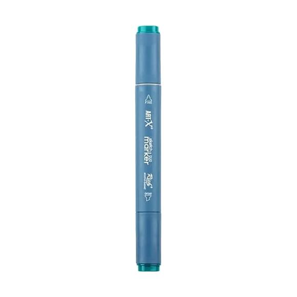 Rich Klm-17982 Art-X Sketch Marker Kalem Duo 327 Peacock Green