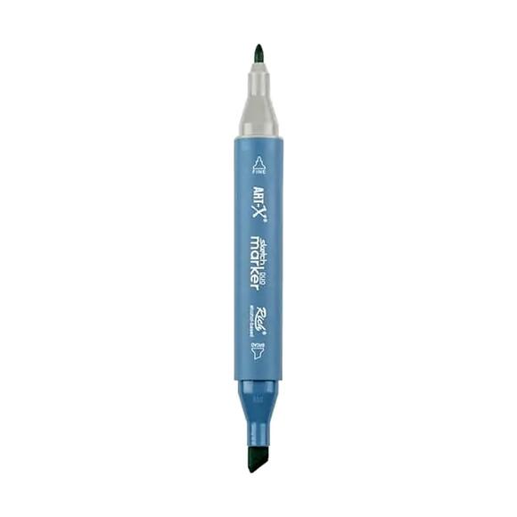 Rich Klm-17982 Art-X Sketch Marker Kalem Duo 327 Peacock Green