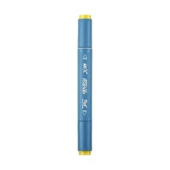 Markasız Kırtasiye - Rich Klm-17983 Art-X Sketch Marker Kalem Duo 618 Yellow Green
