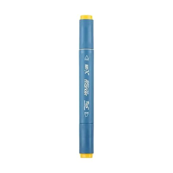 Rich Klm-17984 Art-X Sketch Marker Kalem Duo 142 Fresh Sarı