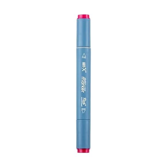 Rich Klm-17986 Art-X Sketch Marker Kalem Duo 218 Rose Red