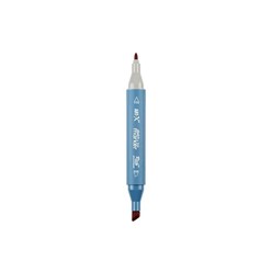 Rich Klm-17987 Art-X Sketch Marker Kalem Duo 220 Wine Red - Thumbnail