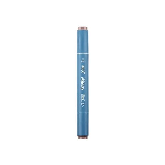 Rich Klm-17990 Art-X Sketch Marker Kalem Duo 7528 Pasific Grey
