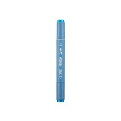 Markasız Kırtasiye - Rich Klm-17997 Art-X Sketch Marker Kalem Duo 323 Lake Green